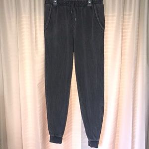 Forever 21 stone wash grayish blue joggers